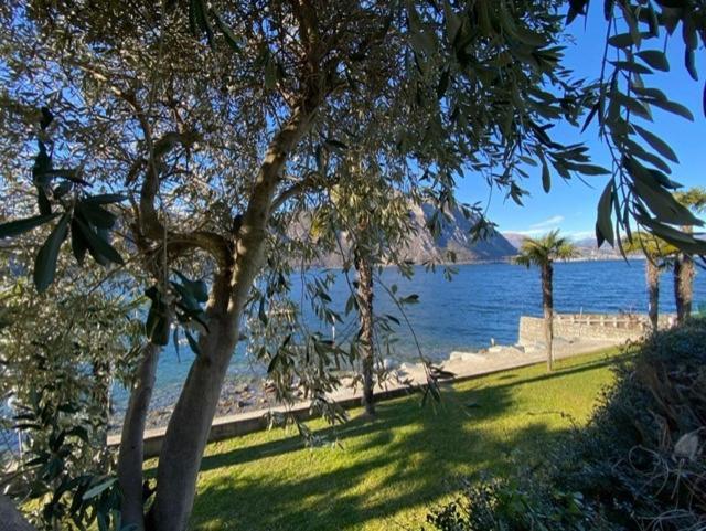 Luganersee, Pool, Strand, Parkplatz, Suite Биссоне Экстерьер фото