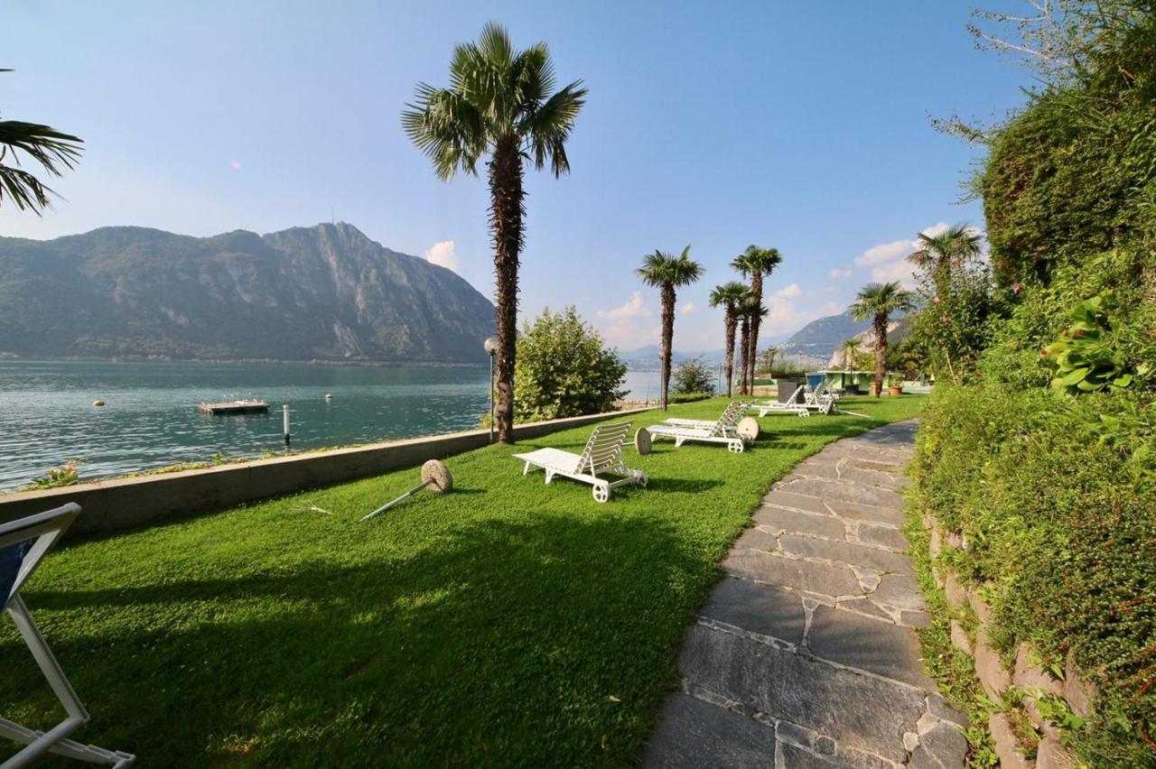 Luganersee, Pool, Strand, Parkplatz, Suite Биссоне Экстерьер фото